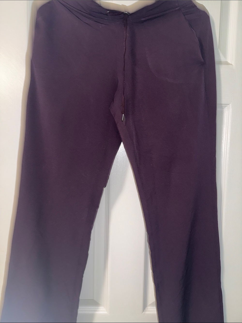 Athleta plum track pants